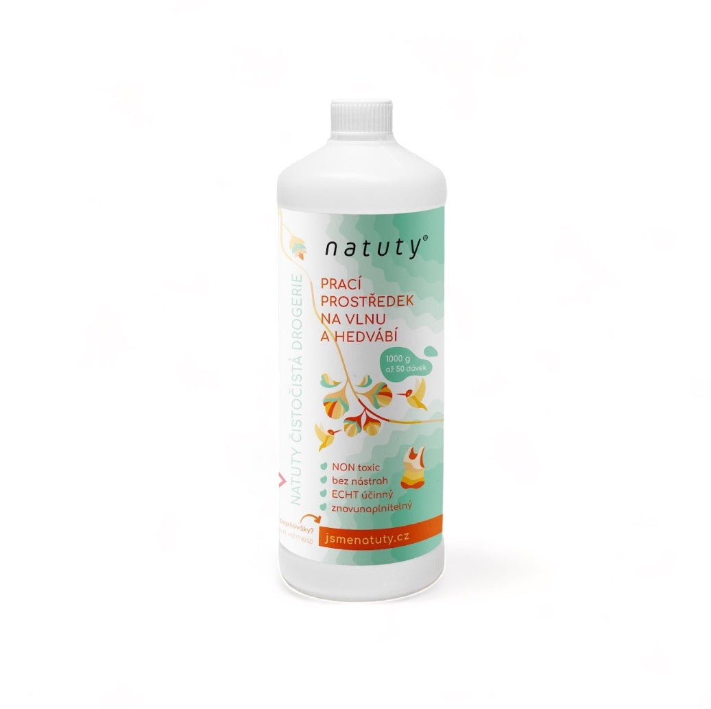 IMG-3207 Natuty Prací gel na vlnu a hedvábí (1 l) - 50 pracích dávek v 1 litru