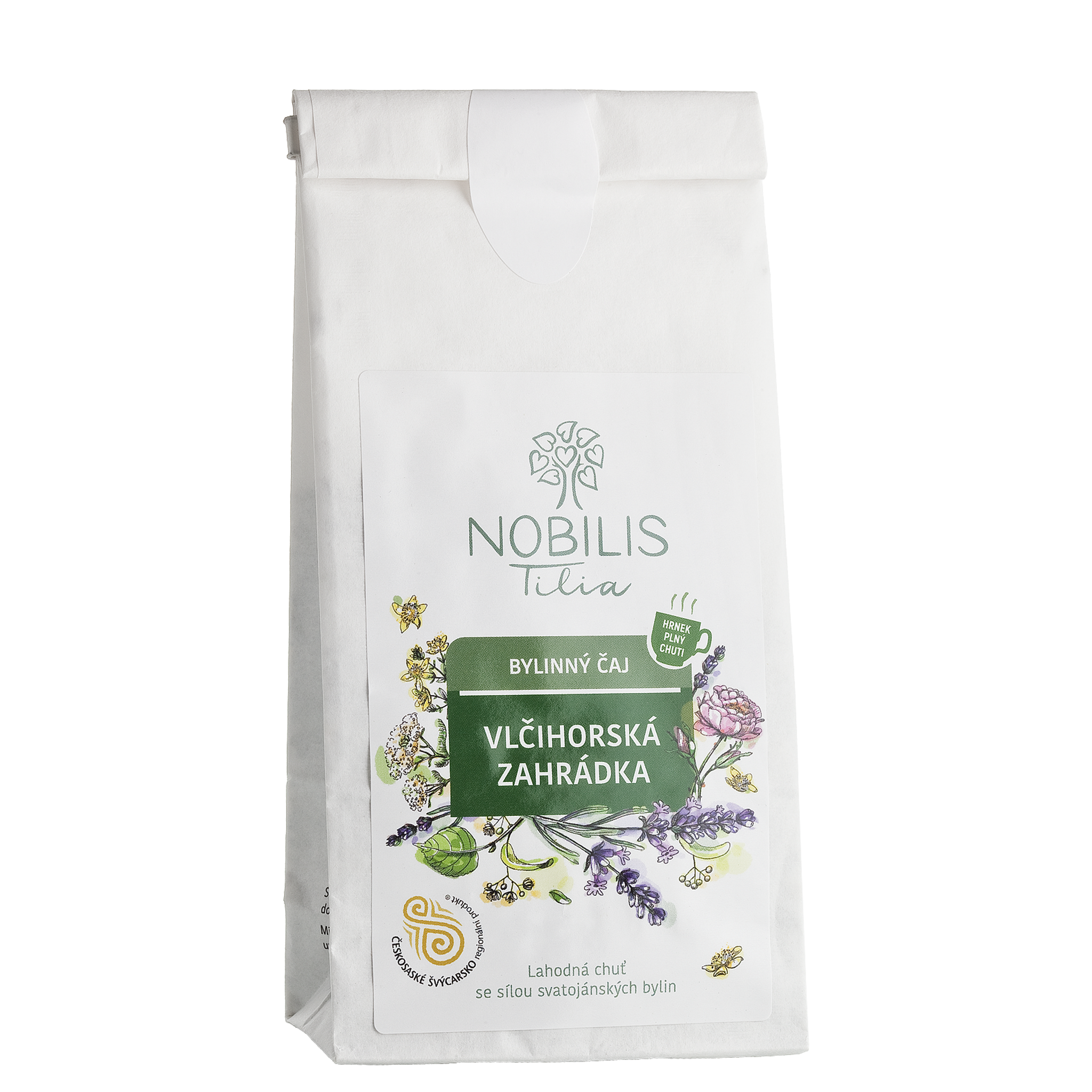 J014_CajVlcihorskazahradka_8595100297297 Nobilis Tilia Bylinný čaj Vlčihorská zahrada (50 g) - ze svatojánských bylin českého švýcarska