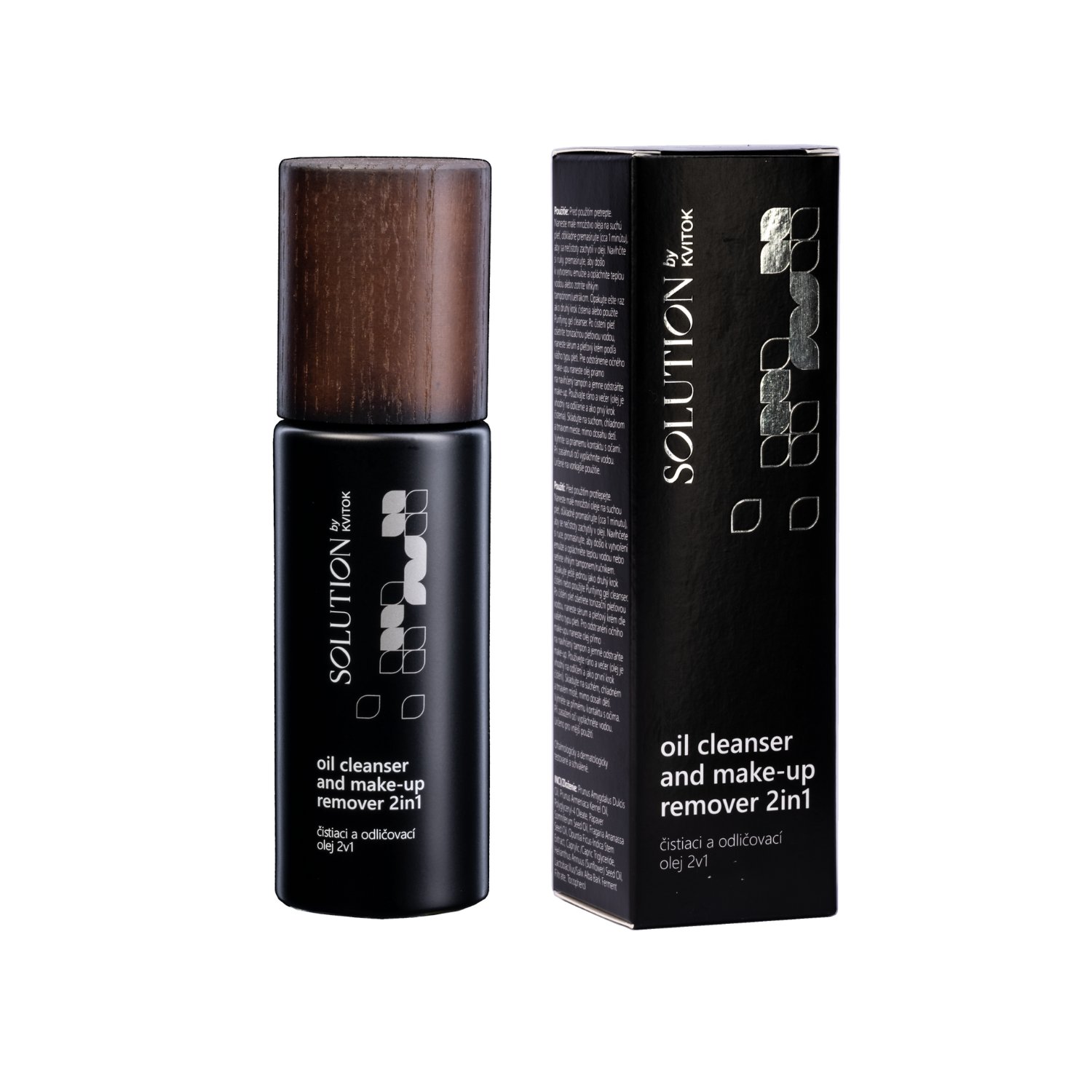 Kvitok_Solution_Cistici_a_odlicovaci_olej_2v1 Kvitok Solution Čisticí a odličovací olej 2v1 - 80 ml - 1. krok při ošetření pleti