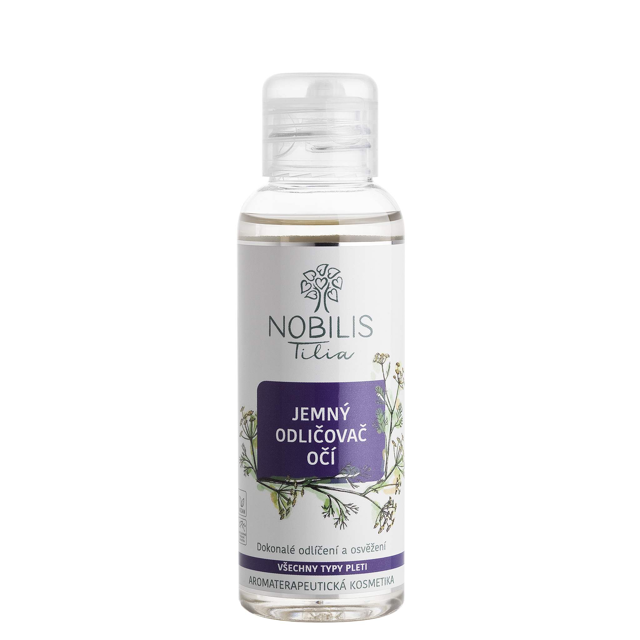 N0238M_Jemnyodlicovacoci100ml_8596654002535 Nobilis Tilia Jemný odličovač očí (100 ml) - šetrné odlíčení i pro tu nejcitlivější pleť