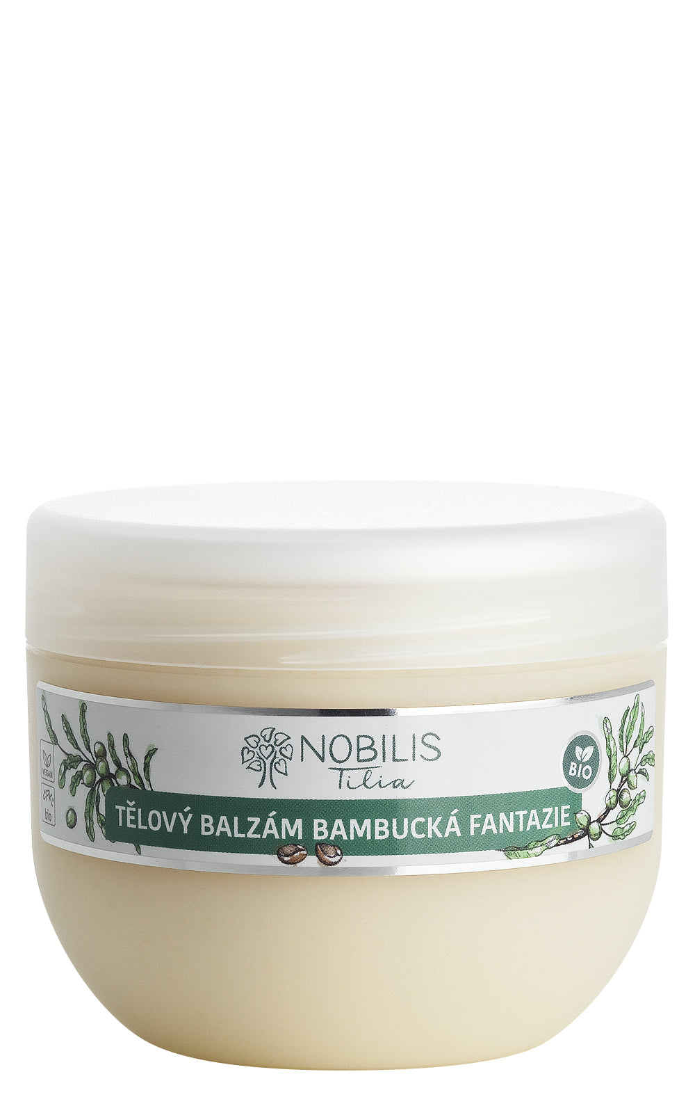 N0252J_Bambucka-fantazie-250-ml_8595100254986 Nobilis Tilia Hypoalergenní balzám Bambucká fantazie BIO (250 ml) - pro citlivou a suchou pokožku