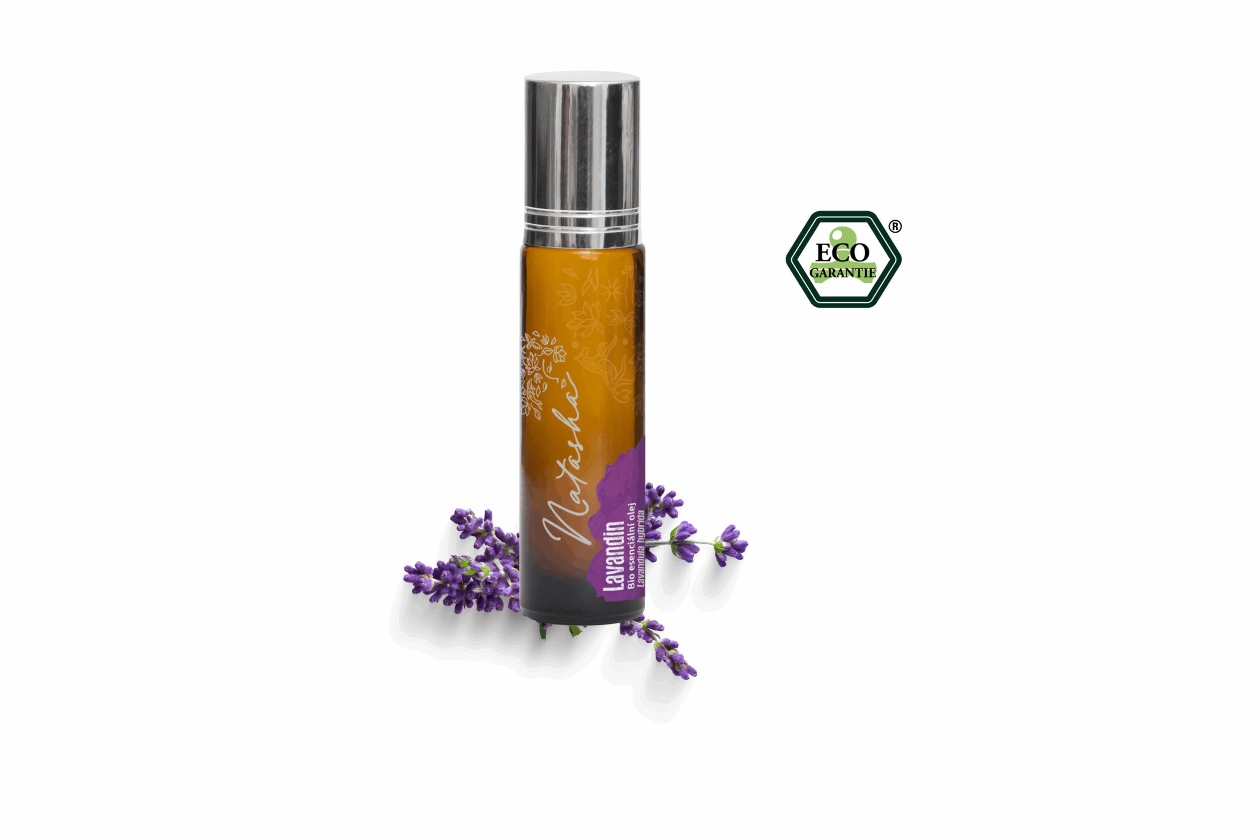 Natasha_rollon_biolavandin Natasha Roll-on Esenciální olej Lavandin BIO (10 ml) - čistá levandule sbalená na cesty