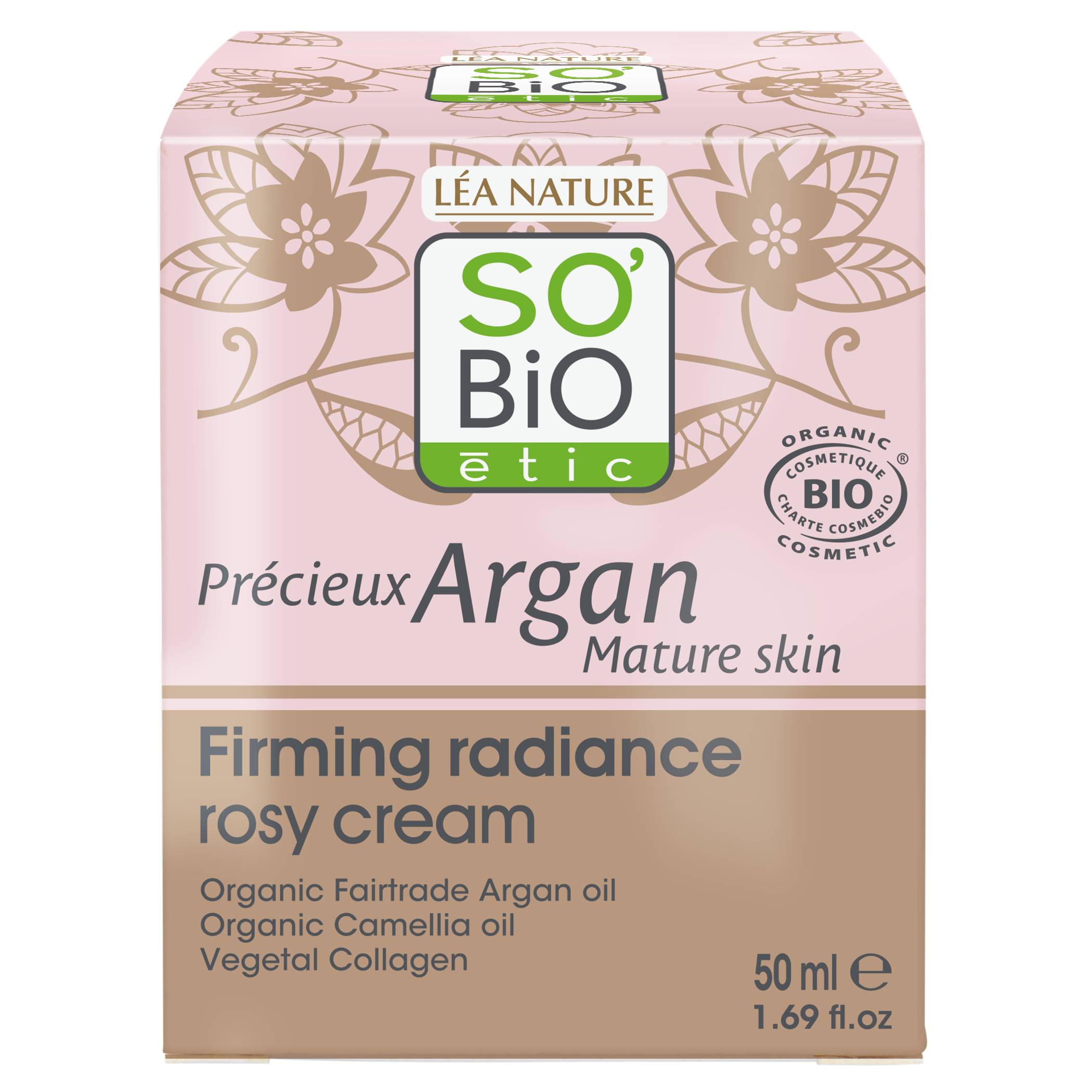 SB_20CREME_20ROSE_20ECLAT_20JR_20COE50MLPRECIEUX_20ARGAN1339596ANGLE_CENTRE7 SO’BiO étic Anti-age Precieux Argan Krém růžový denní pro zpevnění GOLD BIO (50 ml) - zpevňuje a rozjasňuje pleť
