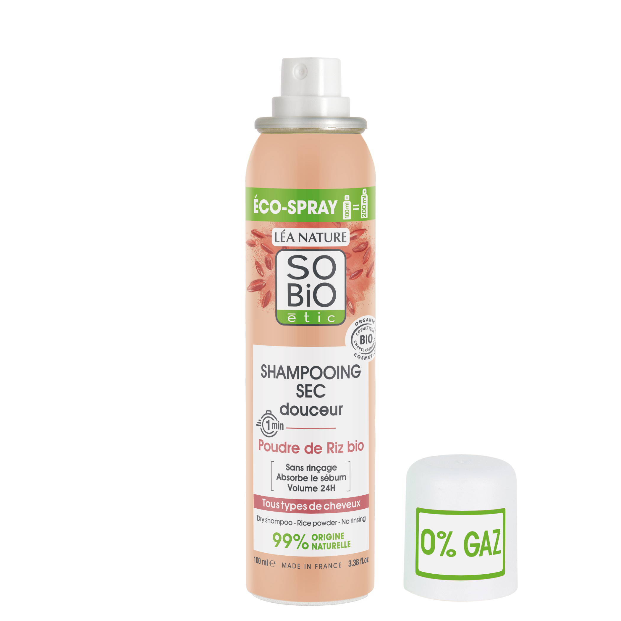 SB_20SOFT_20DRY_20SHAMPOO_5005358_OPEN_20BOTTLE SO’BiO étic Jemný suchý šampon ve spreji pro citlivou pokožku hlavy BIO (100 ml) - objem a čisté vlasy bez mytí
