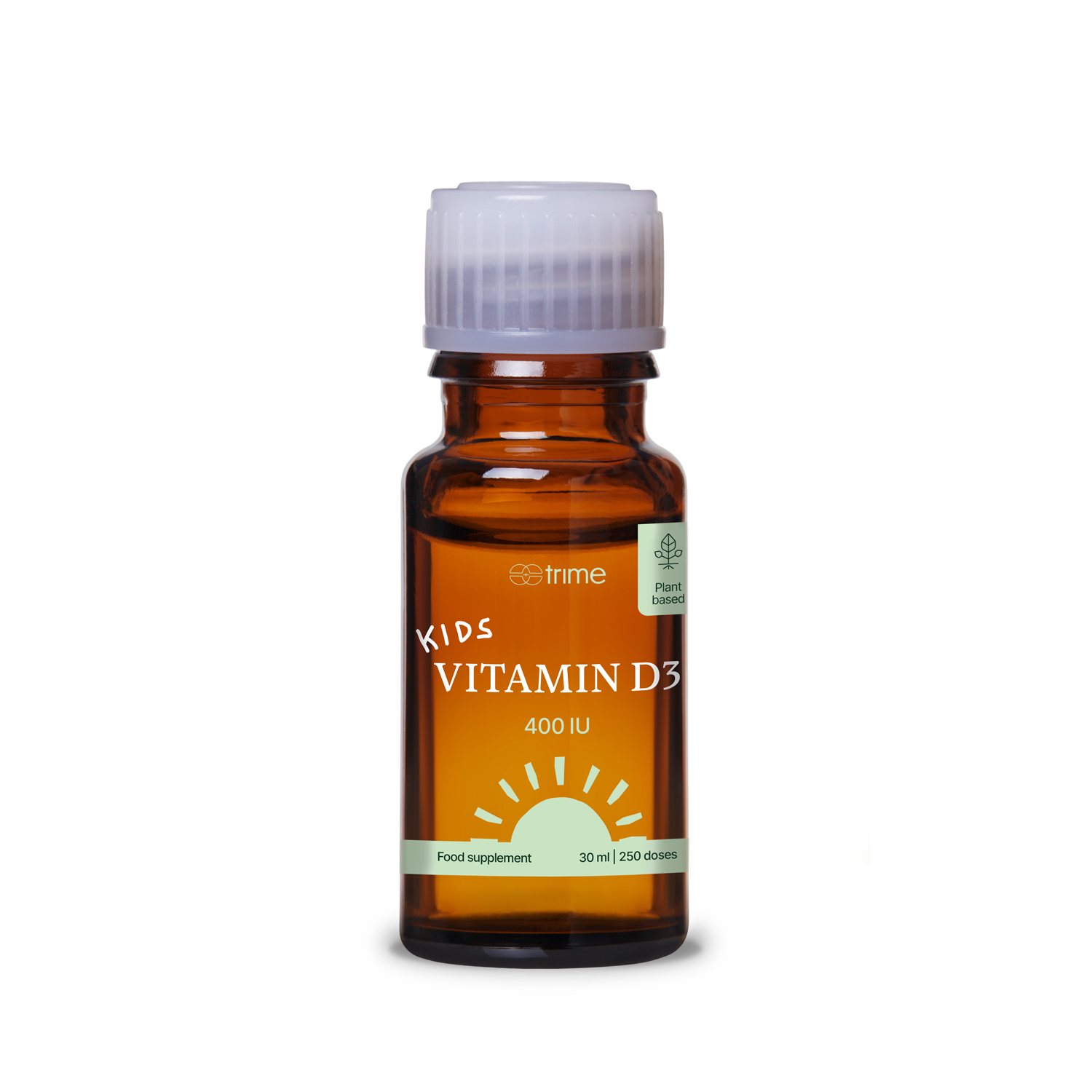 Trime_Kids-d3 Trime Kids Vitamin D3, 400 IU (30 ml) - 250 dávek a skvělá vstřebatelnost