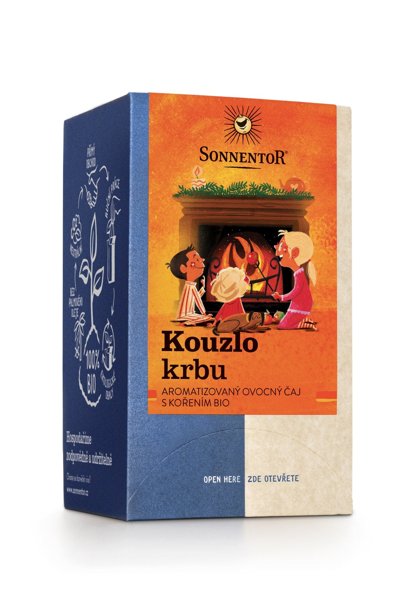 d54e8728106bbe4c301b2b63607f94ea-02304-Kouzlo-krbu Sonnentor Aromatizovaný ovocný čaj Kouzlo krbu BIO - nálev. sáčky (18 x 2,5 g) - vhodný také jako základ punče