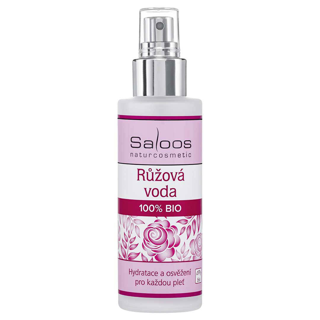 saloos_KV_Ruze_100ml Saloos Růžová voda 100% BIO (100 ml) - univerzální péče od hlavy po paty