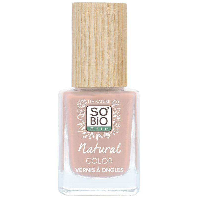 vernisaongles-60-romantiquerose-face SO’BiO étic Lak na nehty - 60 romantická růžová (11 ml) - se zářivou a intenzivní barvou
