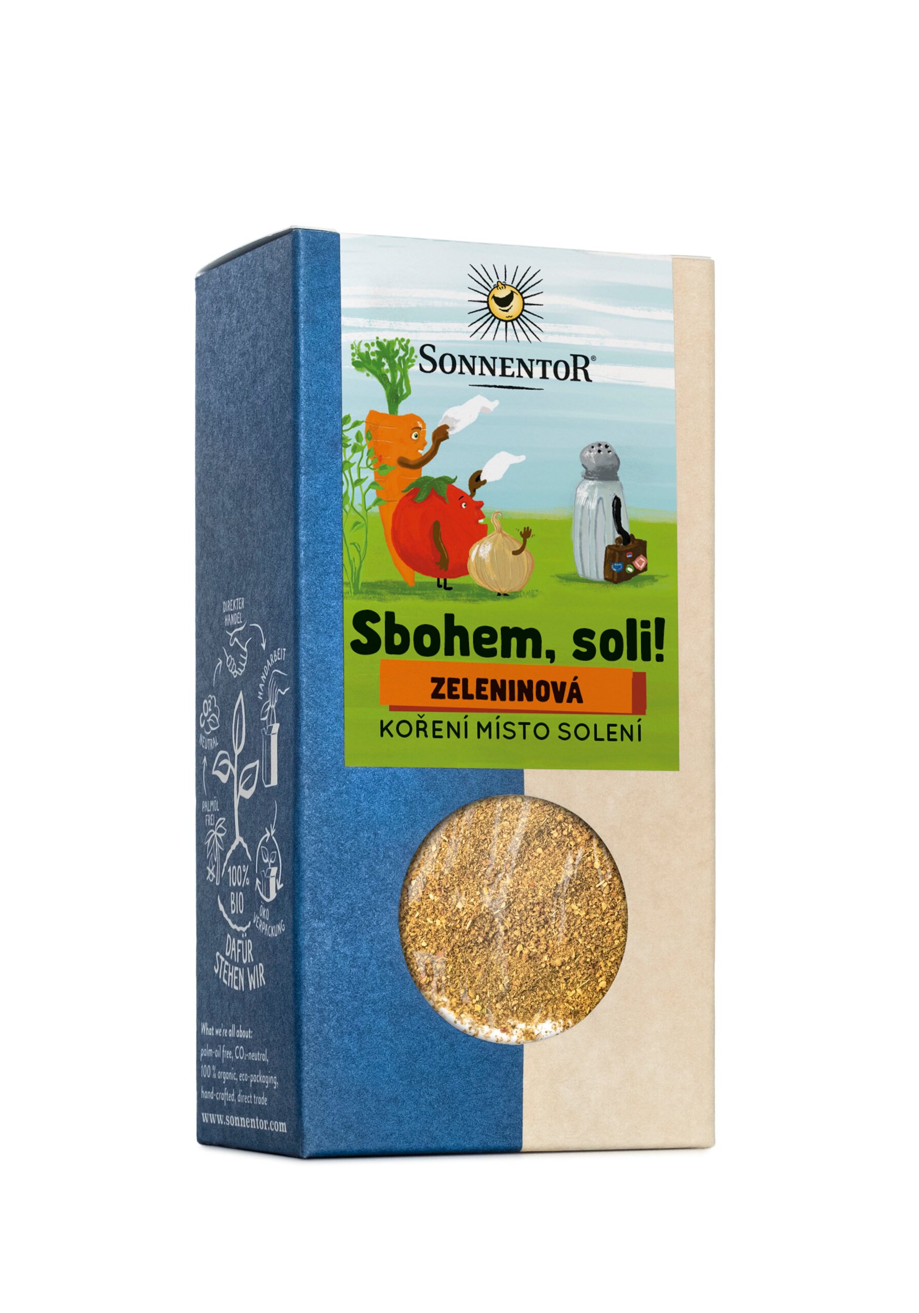 14038rC3LNJzLR0XakV4j-rIXGFza4lEl Sonnentor Kořenící směs Sbohem, soli! BIO - zeleninová (55 g) - pro snížení spotřeby soli