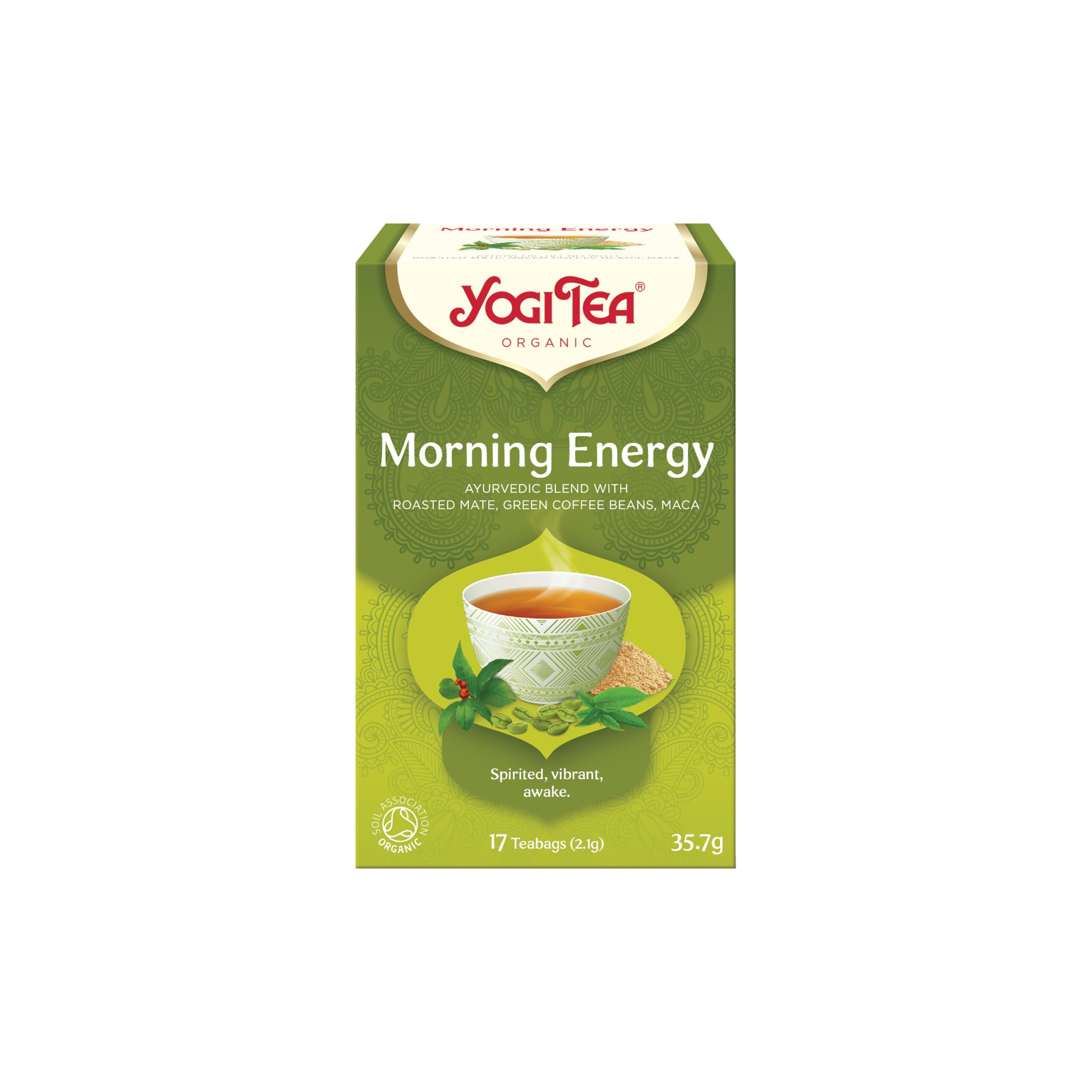 510561_Caj_Ranni_energie_17_sacku_35_7_g_BIO_YOGI_TEA-1 Čaj Ranní energie 17 sáčků 35,7 g BIO YOGI TEA - spojení maté, zeleného čaje a kávy