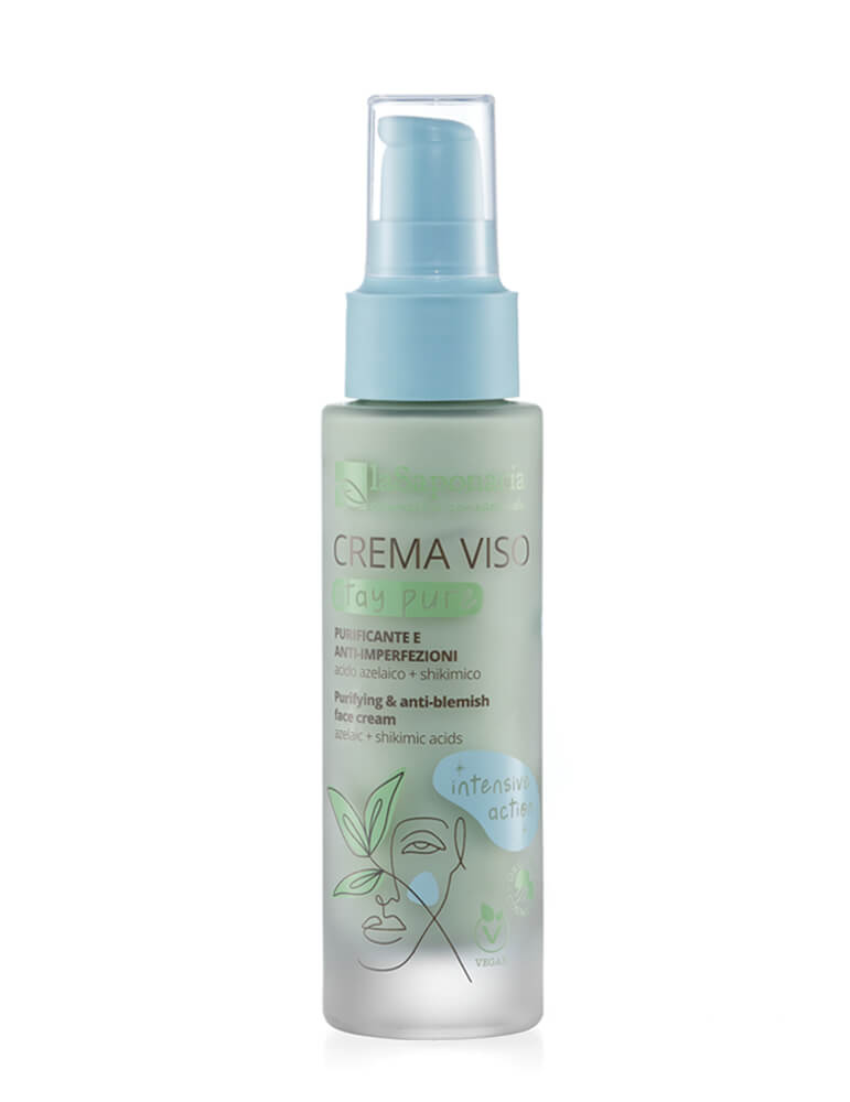 771x1000-crema-viso-stay-pure_1 laSaponaria Čisticí pleťový krém Stay Pure BIO (50 ml) - vyhovuje i mastné pleti