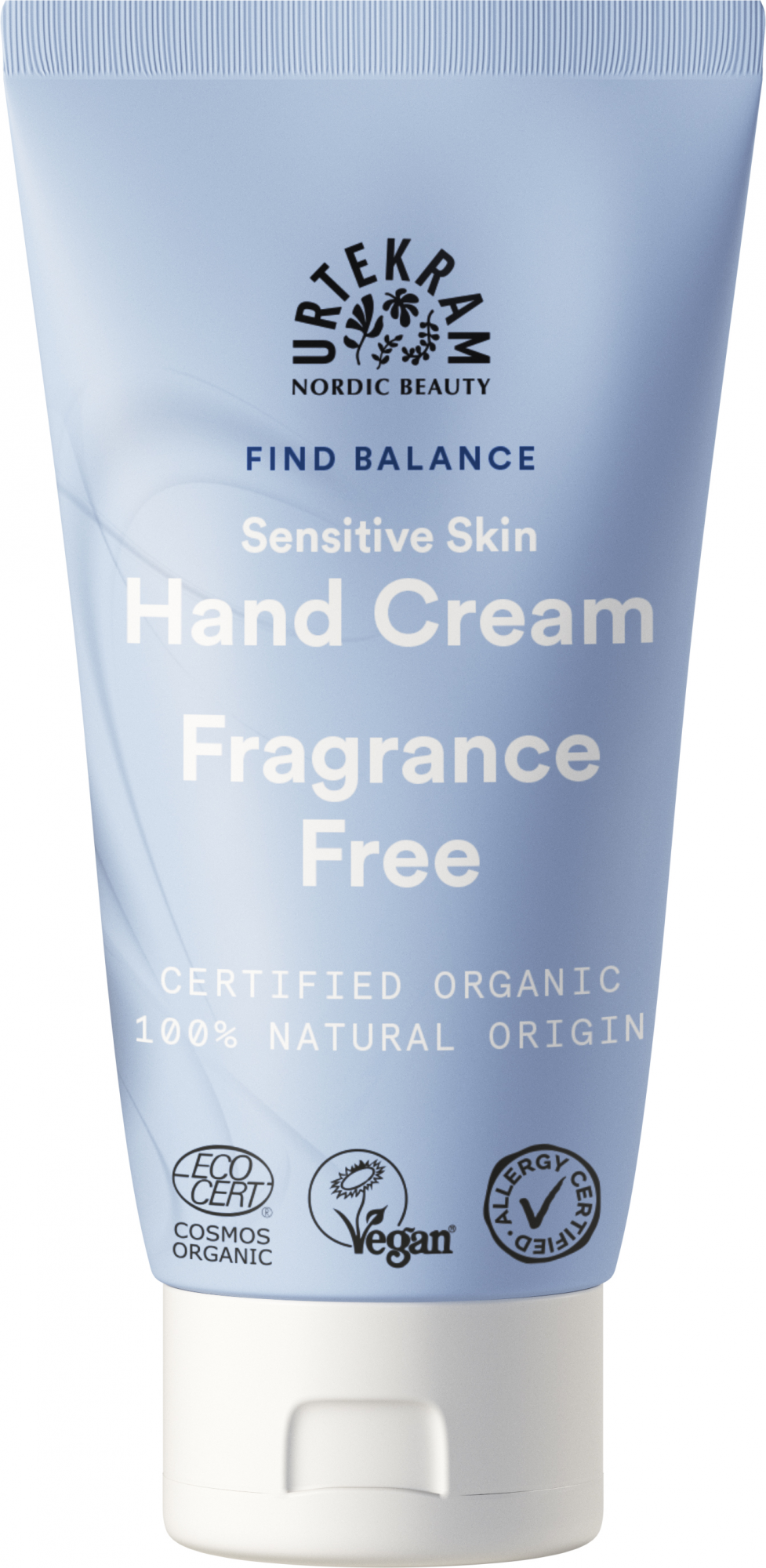 9553f93065ff729c4e72b6dbb0caf0e6-Urtekram-Sensitive-Hand-Cream-Fragrance-free Urtekram Vyživující krém na ruce bez parfemace BIO (75 ml)