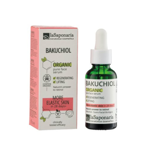 LSA371 laSaponaria Pleťové sérum - Bakuchiol BIO (30 ml) - pro mladistvý vzhled pleti