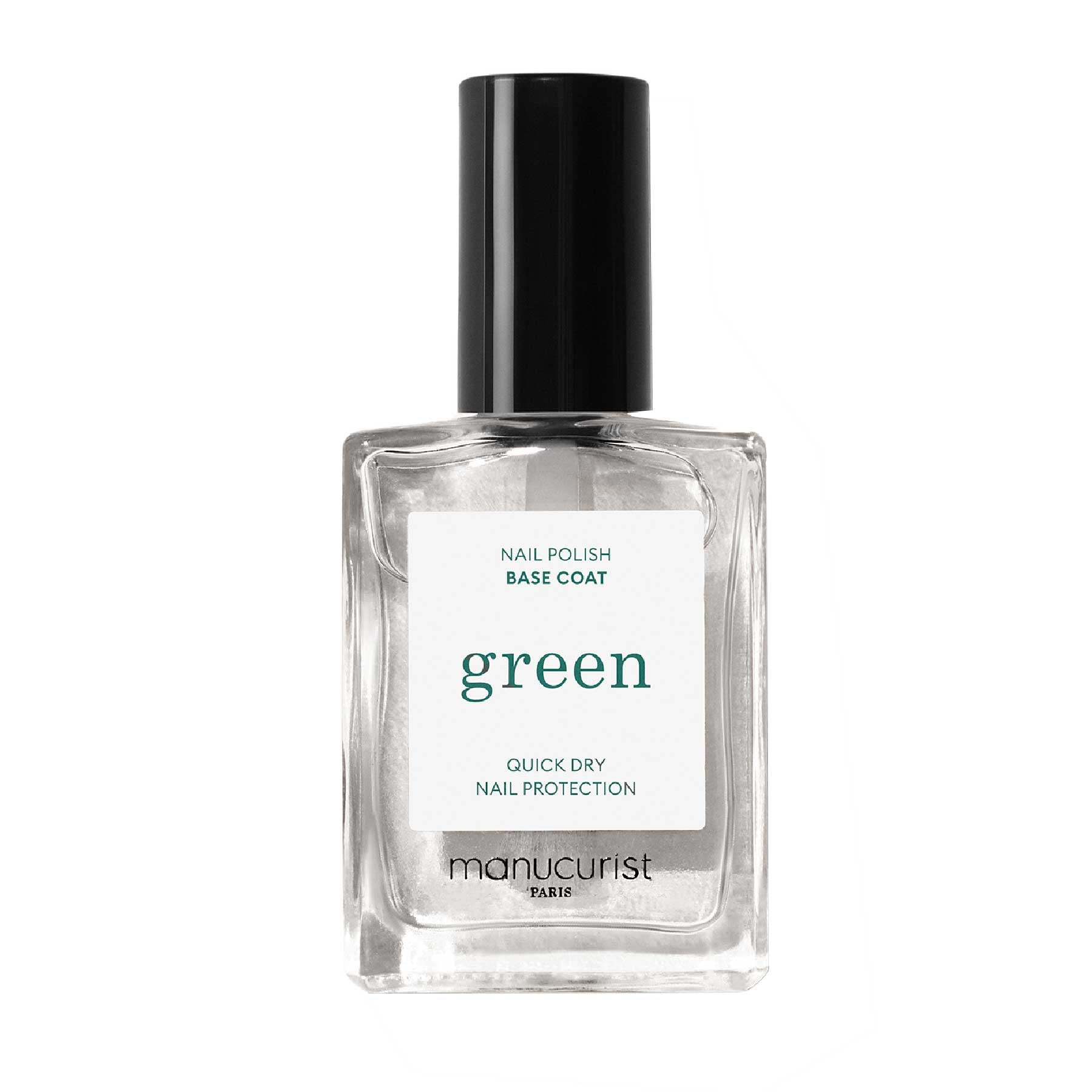Manucurist_Green_BaseCoat_3662263315009_0 Manucurist Green schnoucí lak na nehty podkladový - Base Coat (15 ml) - zpevní a vyhladí nehty