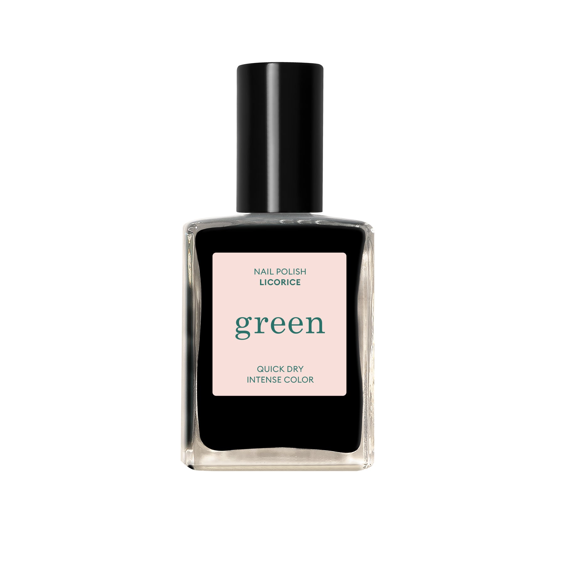 Manucurist_Green_Licorice_3662263310615_0 Manucurist Green schnoucí lak na nehty - Licorice (15 ml) - nekompromisní černá