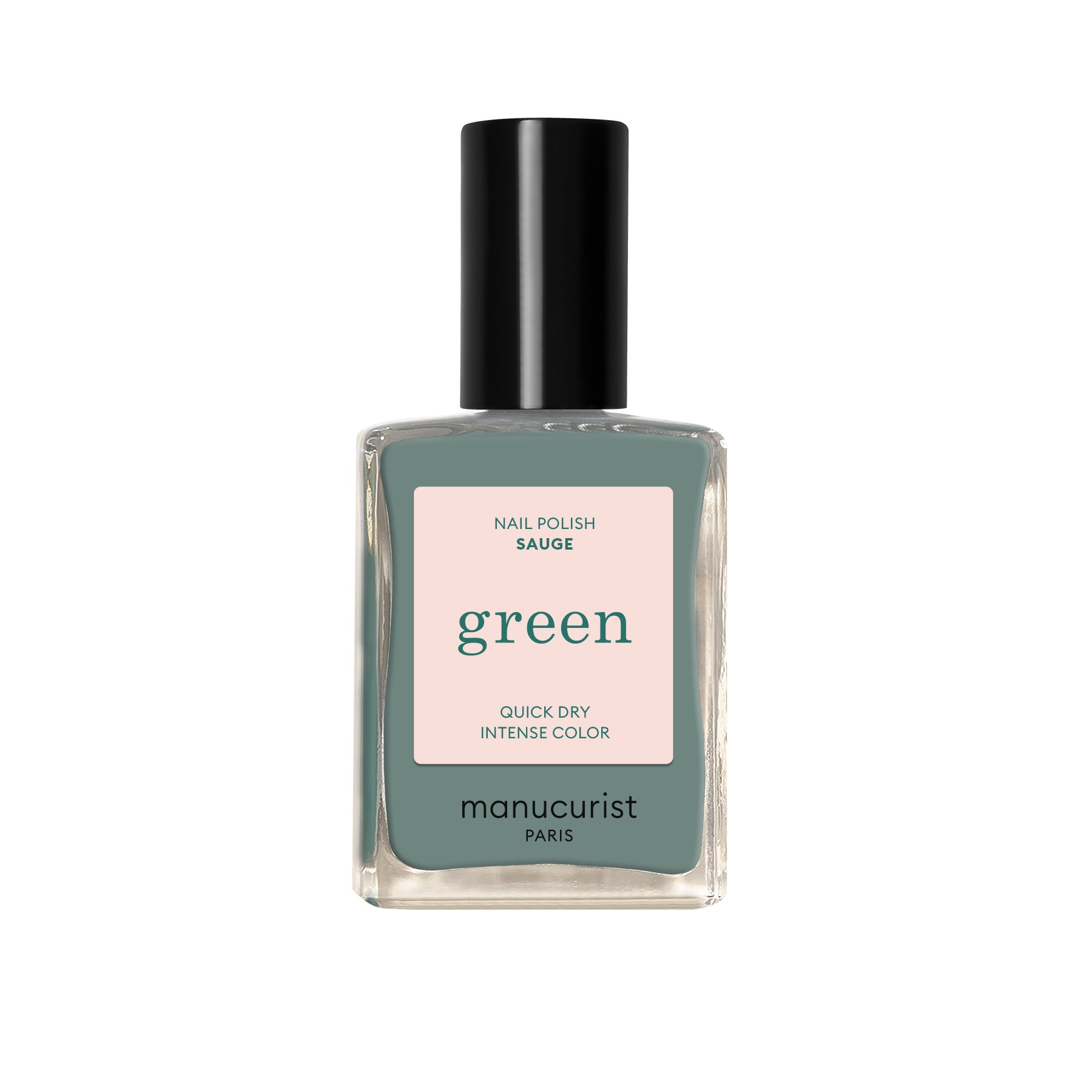 Manucurist_Green_Sauge_3662263331177_0 Manucurist Green schnoucí lak na nehty - Sauge (15 ml) - delikátní šalvějově zelená