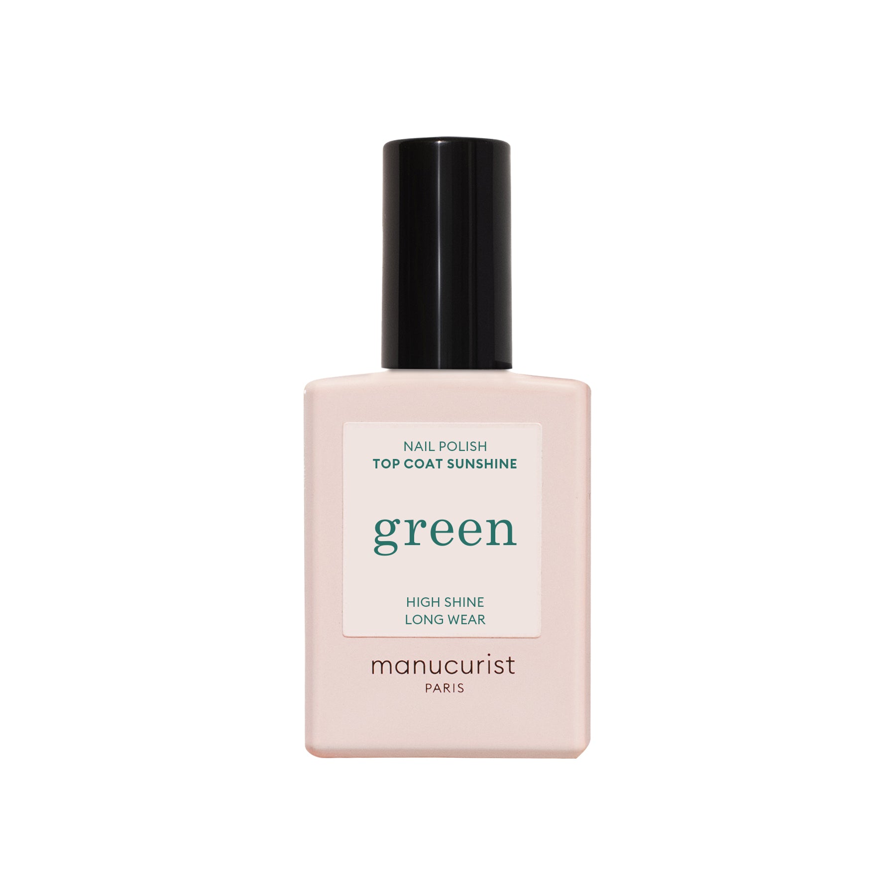 Manucurist_Green_TopCoatSunshine_3662263220228_0 Manucurist Green schnoucí lak na nehty vrchní - Top Coat Sunshine (15 ml) - efekt gelových nehtů