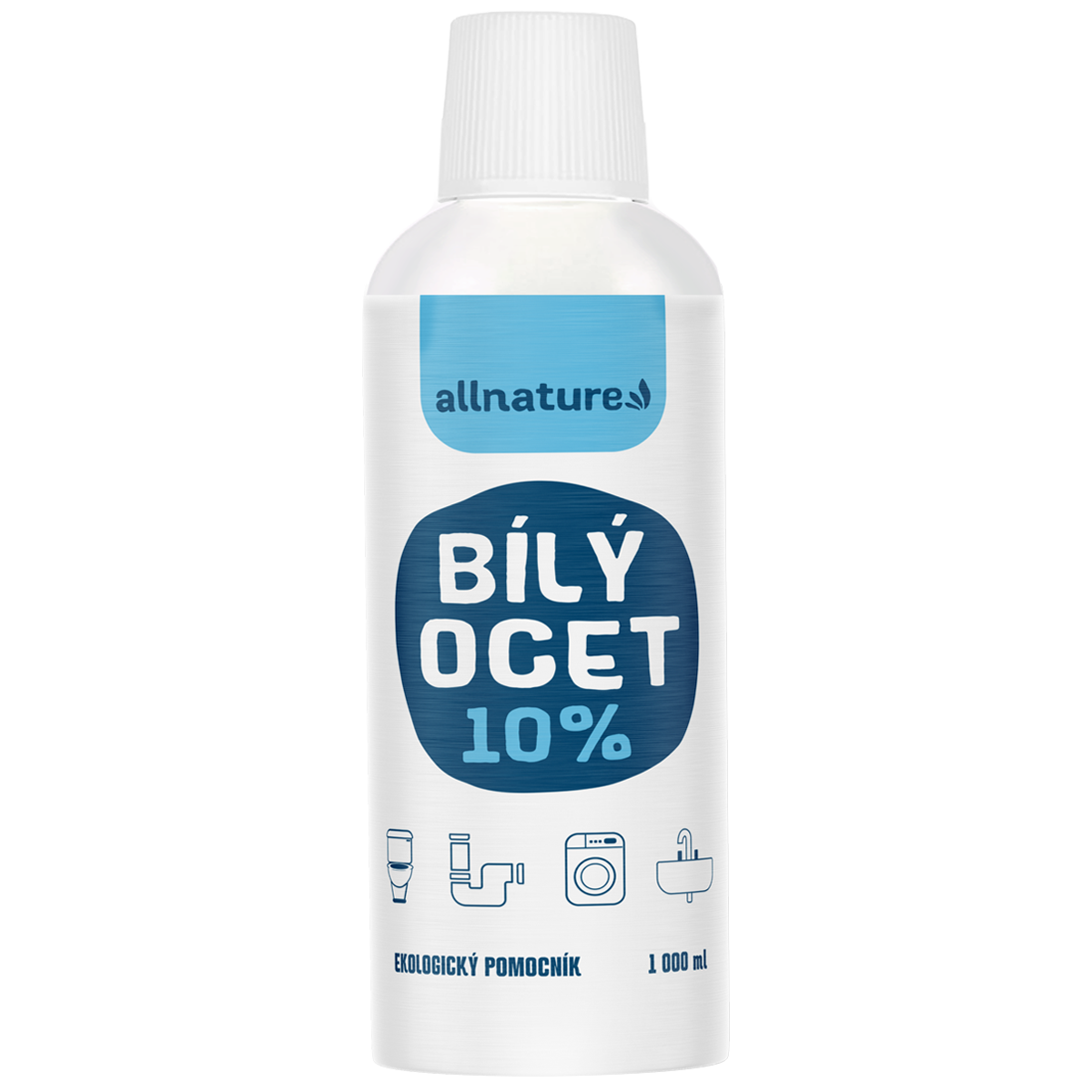 allnature-bily-ocet-10-1000-ml Allnature Bílý ocet 10% - 1 l - účinný pomocník pro čistou domácnost!