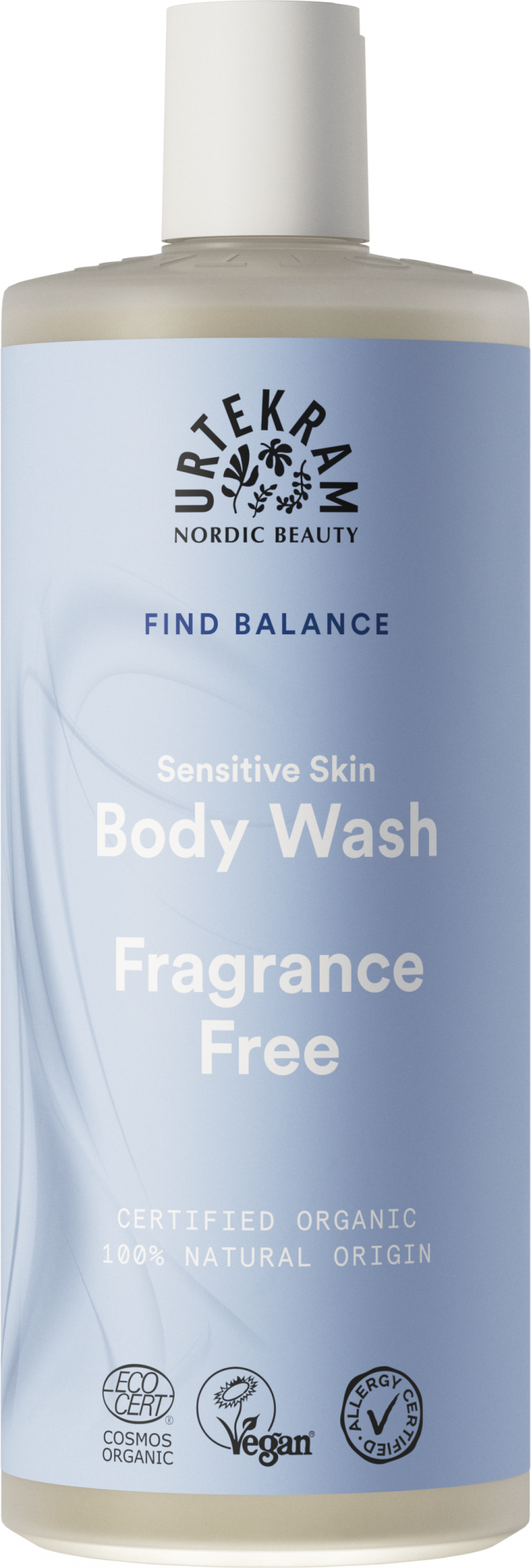 c7608bc1ee77d099b2f0048cd0559de8-Urtekram-Sensitive-Body-Wash-Fragrance-free-500-ml Urtekram Vyživující sprchový gel bez parfemace BIO (500 ml)